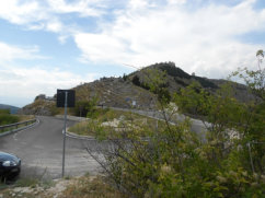 The road up to Rocca Calascio