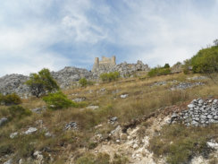 Rocca Calascio in the distance