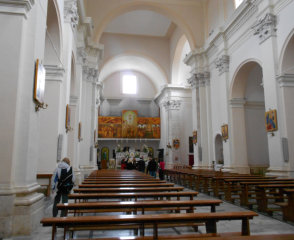 Inside the Church of La Chiesa do San Francesco