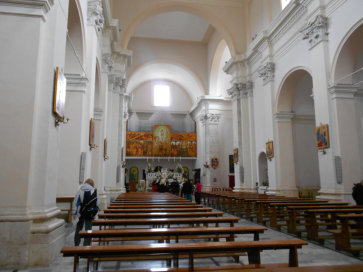 Inside the Church of La Chiesa do San Francesco