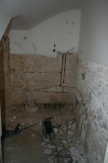 Old bathroom is removed