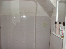 Existing shower looks good and actually works!