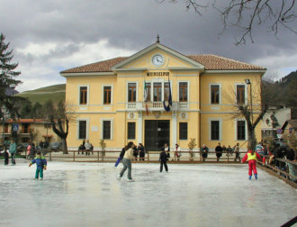 Outside the Municipio (Town Hall)